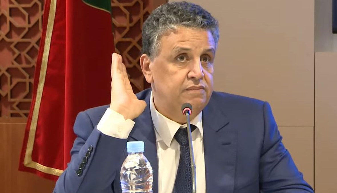  وزير العدل المغربي عبد اللطيف وهبي.   