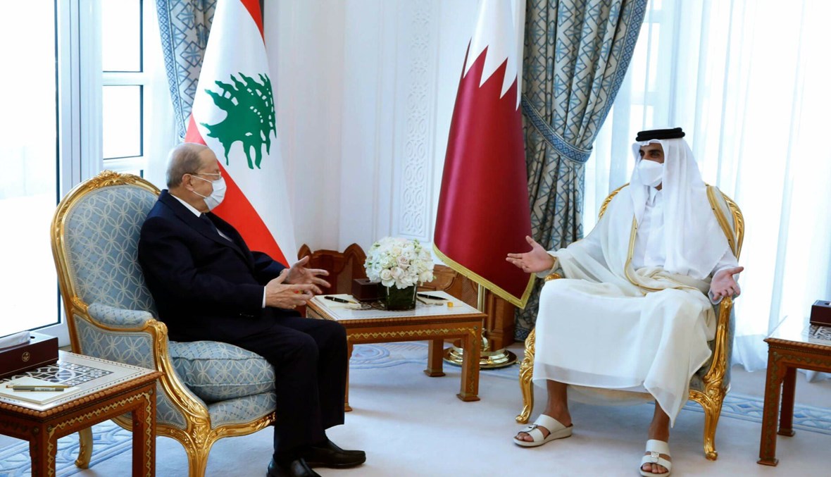 من زيارة الرئيس عون إلى الدوحة.