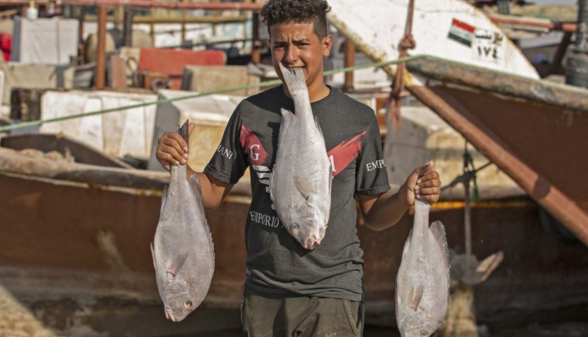 صيادو السمك العراقيون يرثون تركة نزاع شط العرب