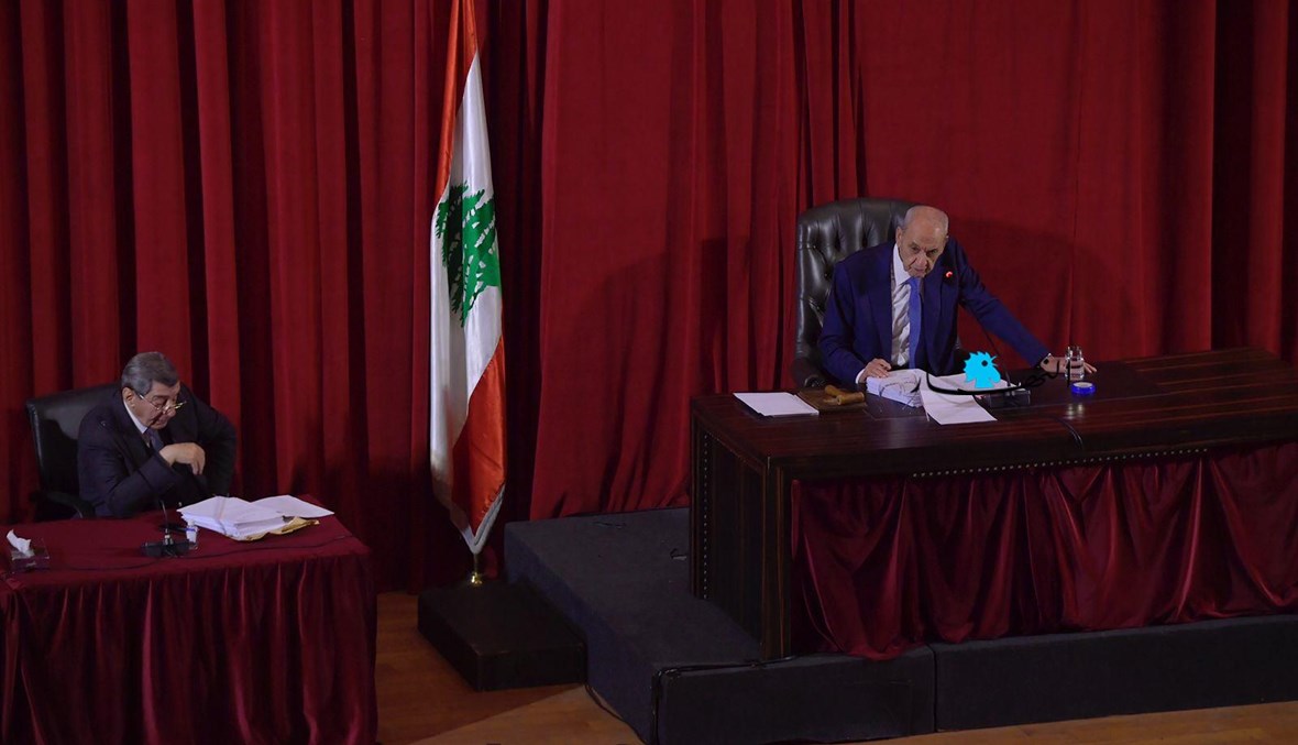 رئيس مجلس النواب نبيه بري في الجلسة العامة (نبيل اسماعيل).
