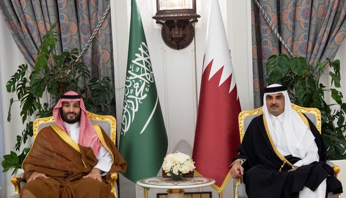 أمير قطر مستقبلاً ولي العهد السعودي.