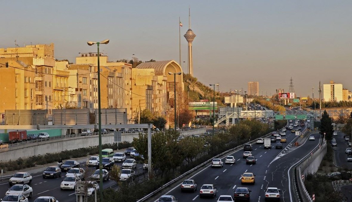 ألحركة اليومية في طهران (أ ف ب).