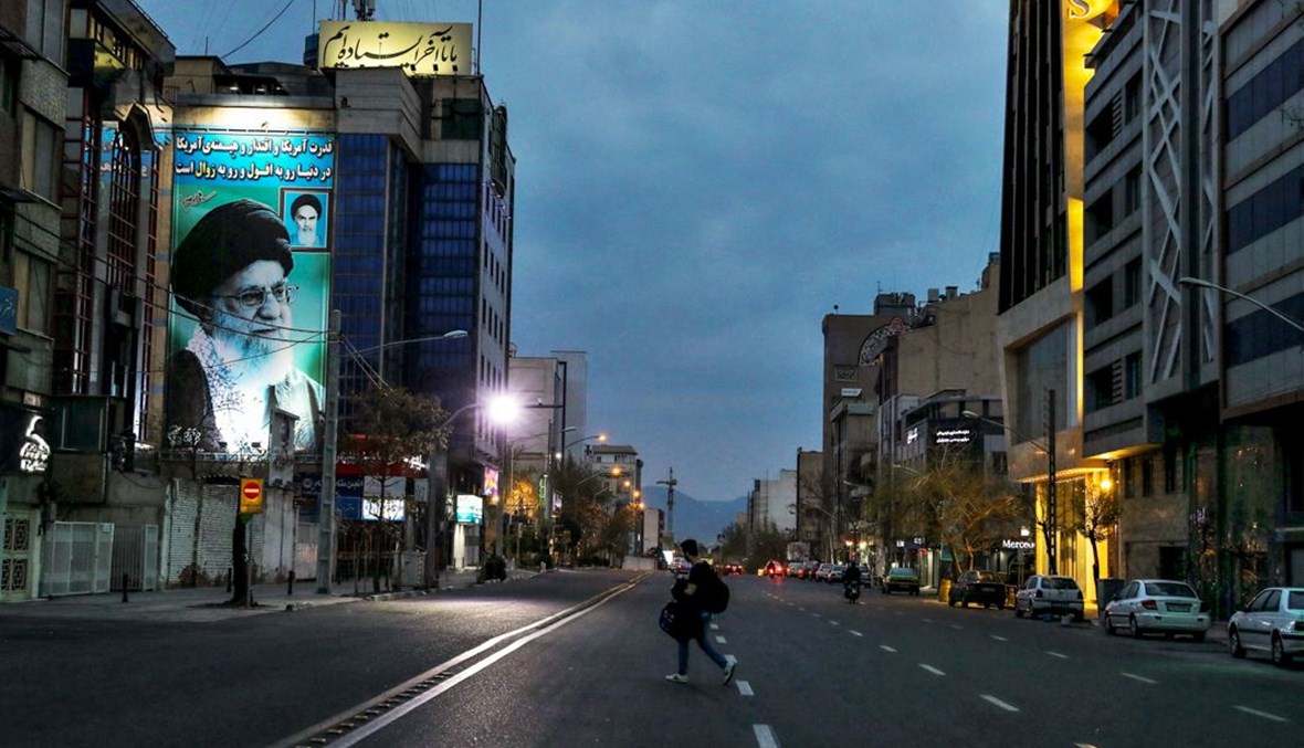 أحد الشوارع في طهران - "أ ف ب".