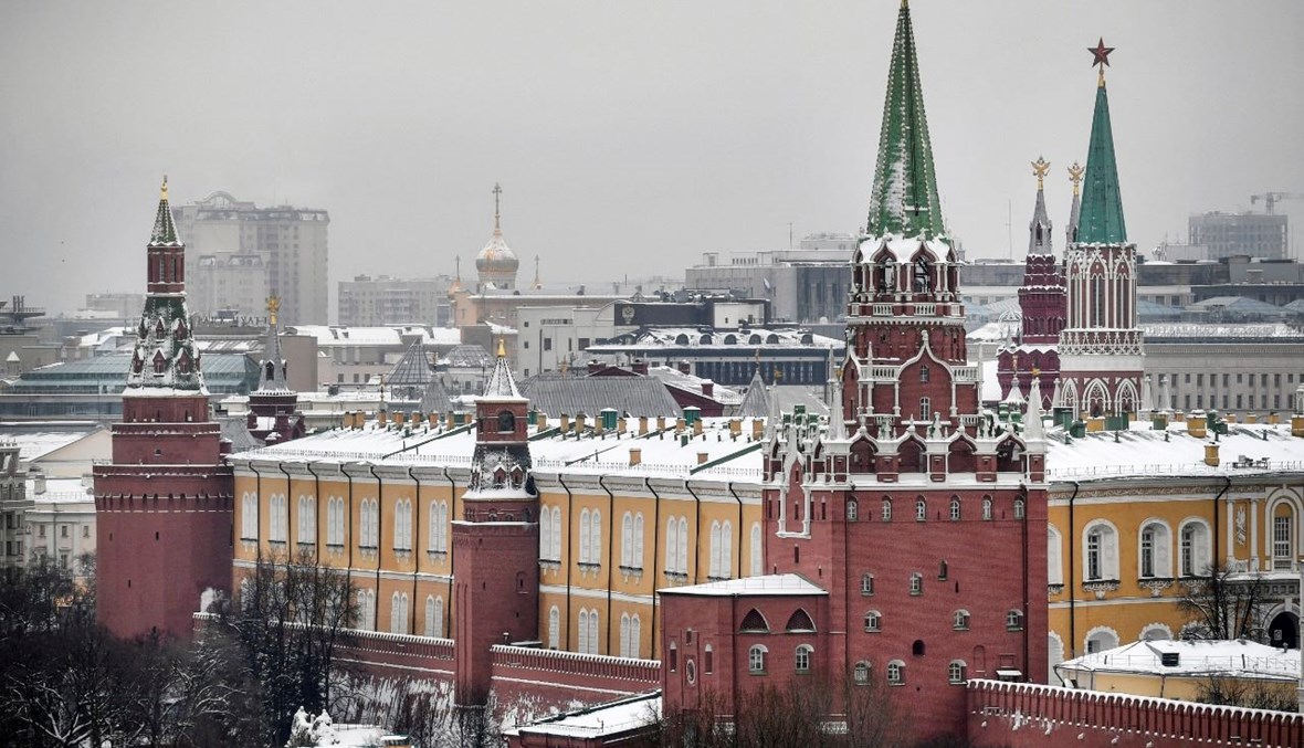 مبنى الكرملين وسط موسكو (16 ك1 2021، أ ف ب).