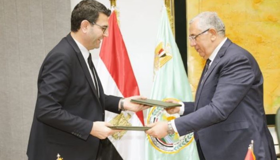 وزير الزراعة التقى نظيره المصري.