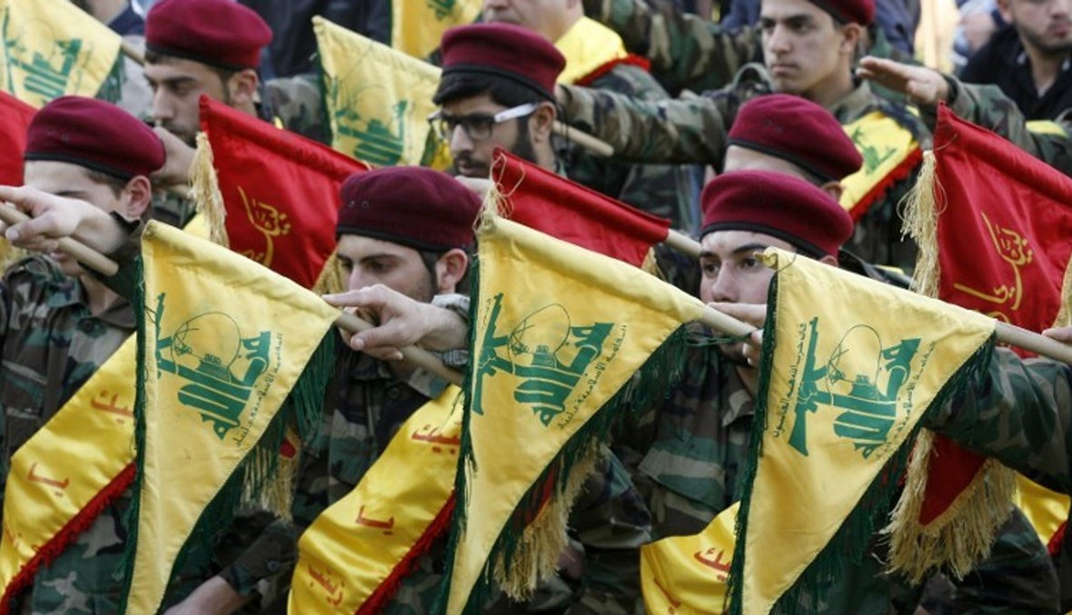 مشهد من استعراض عسكريّ لـ"حزب الله" (أ ف ب).