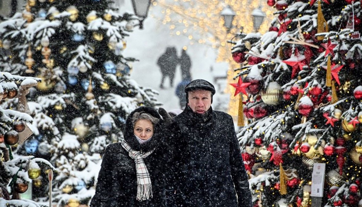 عيد الميلاد في موسكو (أ ف ب).