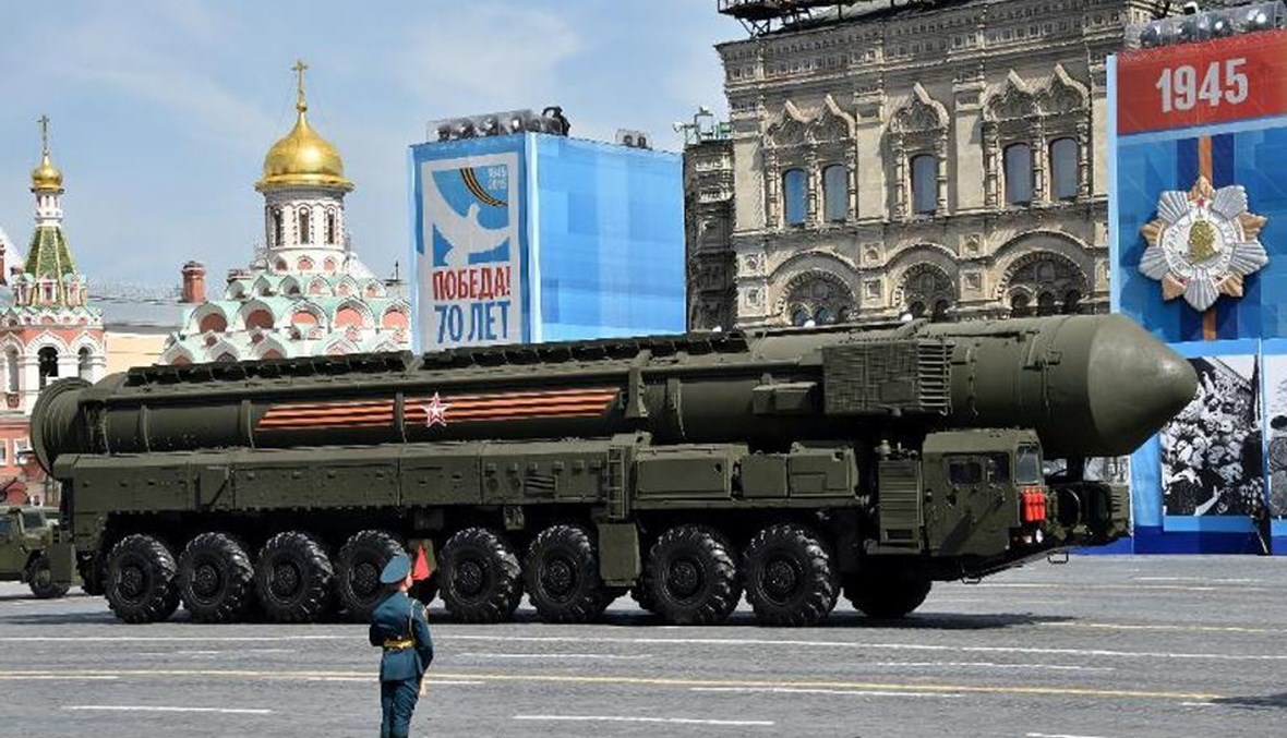 صاروخ باليستي روسي (أ ف ب).