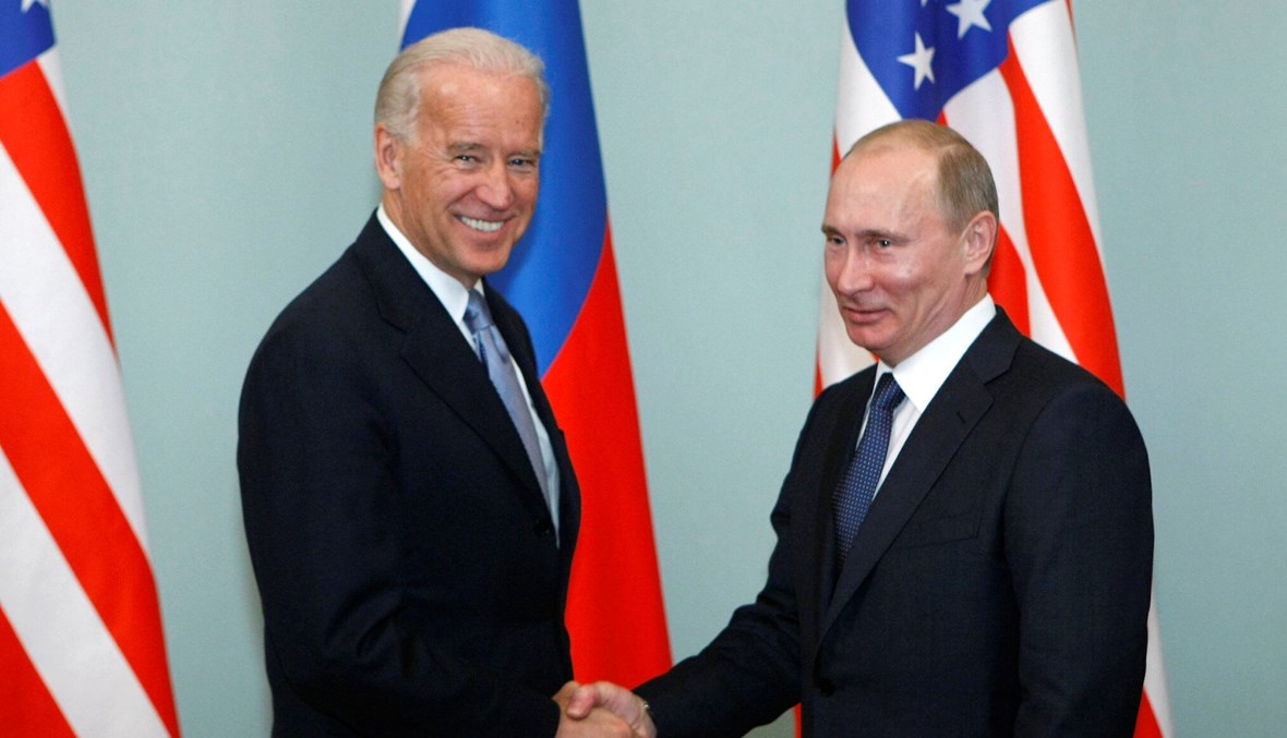 الرئيس الأميركي جو بايدن والرئيس الروسي فلاديمير بوتين (أ ف ب).