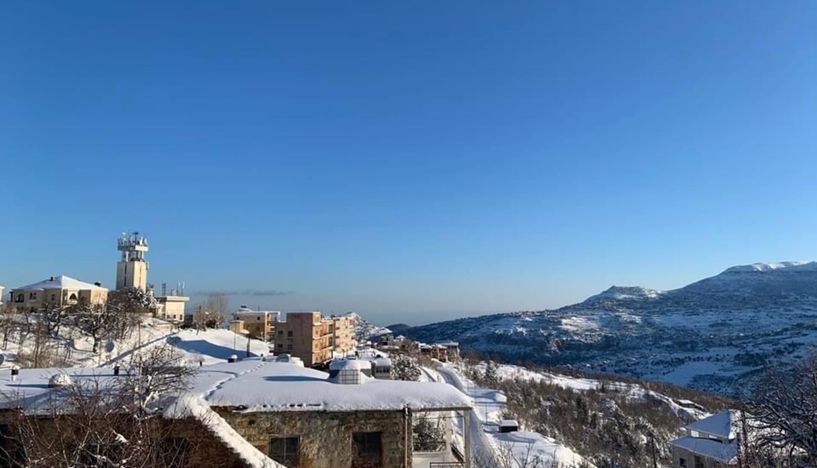 الثلوج في لبنان. 