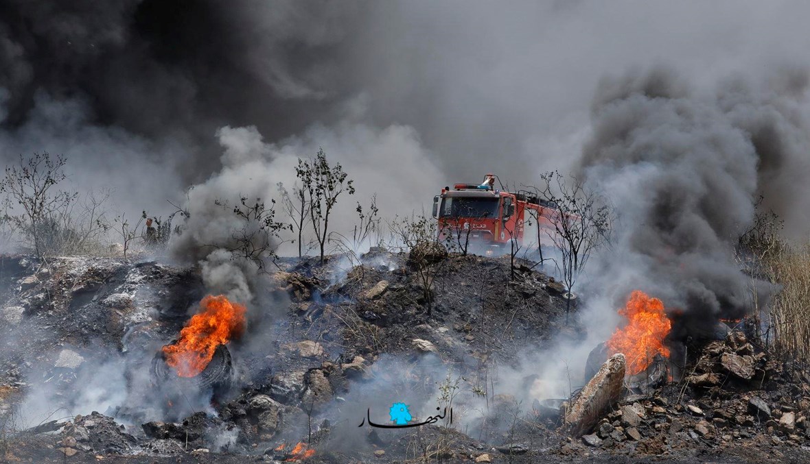خريطة للمناطق المعرّضة لخطر الحرائق مع ارتفاع درجات الحرارة